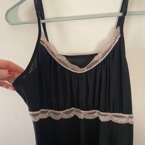vintage black nightgown